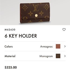 Louis Vuitton Monogram Key Holder NWT